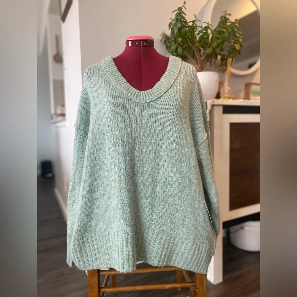 New With Tags Free People Brookside Tunic Sweater - Picture 4 of 10